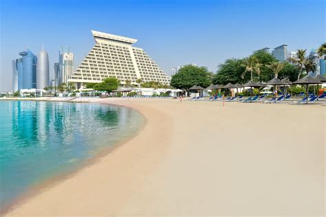 Private Beach Hotel In Doha Sheraton Grand Doha Resort And Convention Hotel