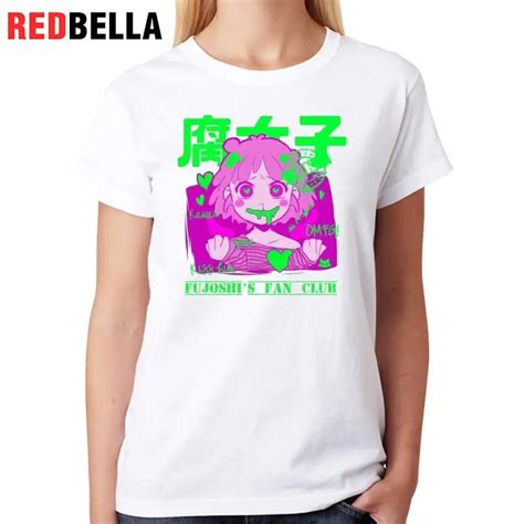 Redbella T Shirt Feminino Parody Japanese Style Fujoshi Rotten Girl Figure Ladies Tops Print