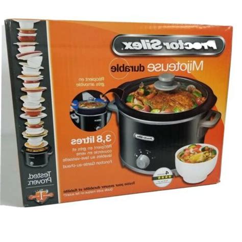 Proctor Silex Slow Cooker With Removable Crock