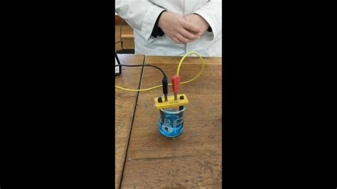 GCSE Core Practical Electrolysis Part Using Inert Electrodes YouTube