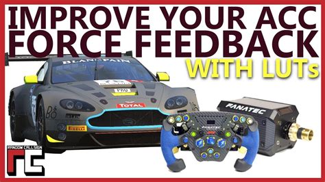 How To Setup Your Assetto Corsa Competizione Force Feedback With Lut