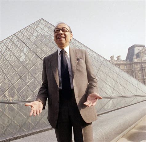 Stararchitekt I M Pei Erbauer Der Pariser Louvre Pyramiden Im Alter