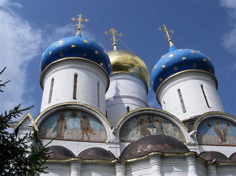 Five Trinity Sergius Lavra In Sergiev Posad Russia