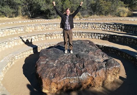 The Hoba Meteorite The Largest Known Meteorite In The World Thats A