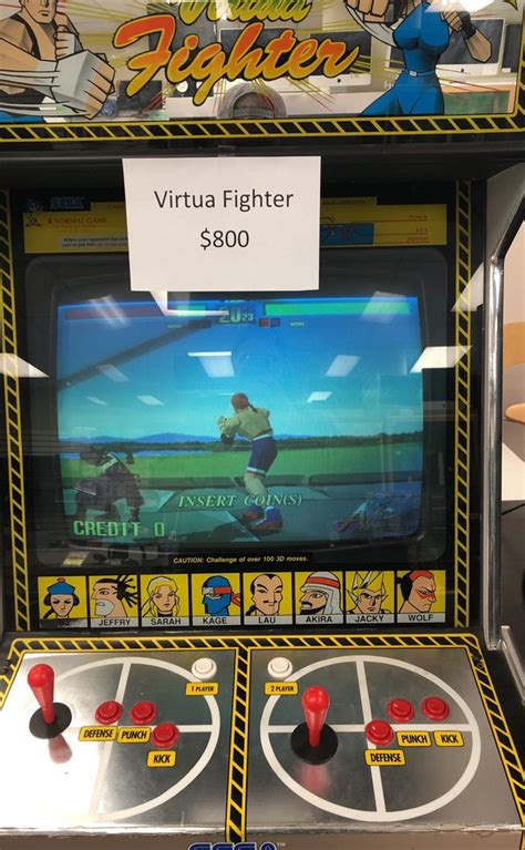 Virtua Fighter Arcade Machine For Sale In Pittsburgh Pa
