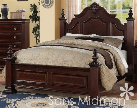 Who doesn't like the look of cherry? NEW! Chanelle King Size Bed Set, 2 pc Traditional Cherry ...