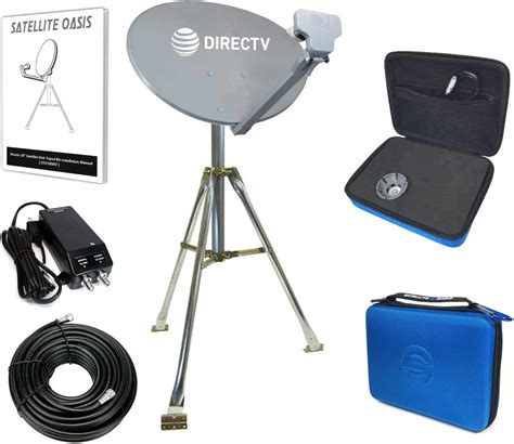 Directv 4k Hd Mobile Rv Portable Satellite Dish Tripod Kit Swm Sl3s Electronics
