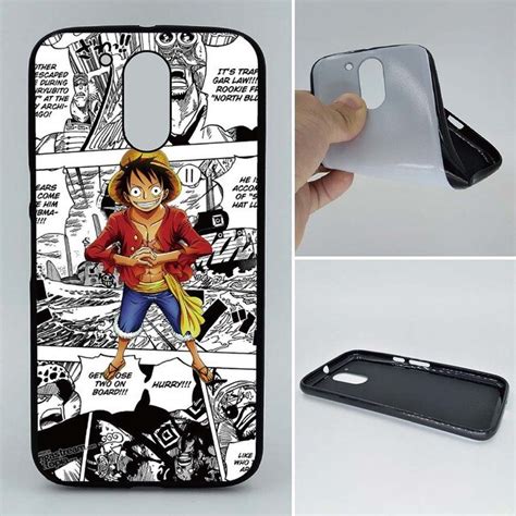 For Motorola Moto G4 Plus Case 2d One Piece Anime Painting Soft Silicon