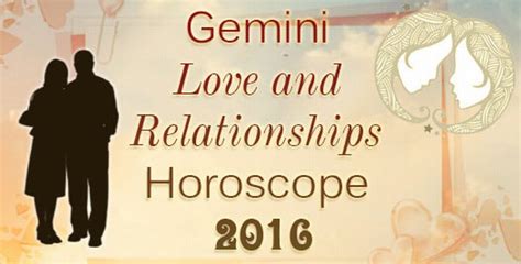 Gemini Love And Relationships Horoscope 2016 Ask My Oracle