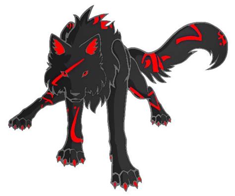 Evil Wolf Demon Wolf Wolf Anime Wolf