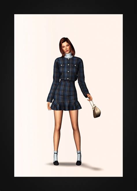 Two Piece Sweater Dress And Turtleneck At Gorilla Sims 4