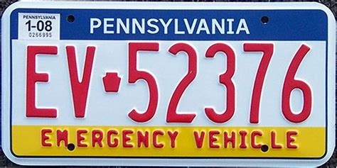 Pennsylvania License Plate Image