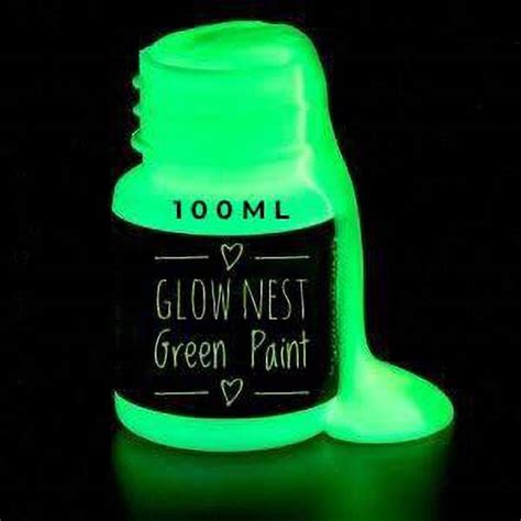 Glow Nest Green Glow In Dark Paint 50ml