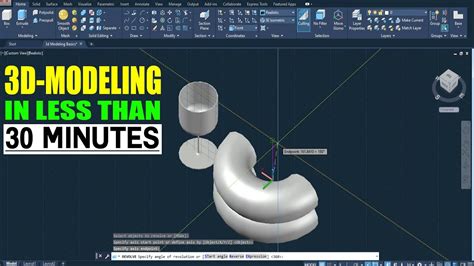Super Easy Autocad 3d Modeling For Beginners Youtube