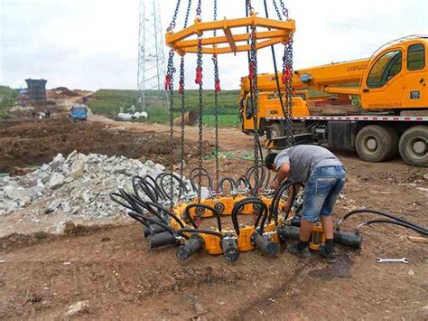 Professional Pile Cutting Equipment Hydraulic Pile Driver For