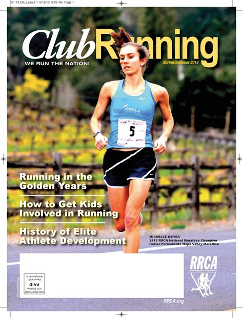 2013 Spring Club Running Magazine By Road Runners Club Of America Issuu