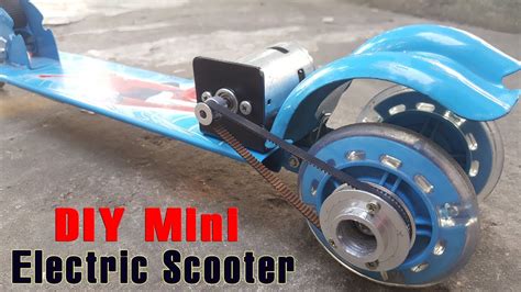 How To Make A Electric Scooter At Home Using Motor Youtube