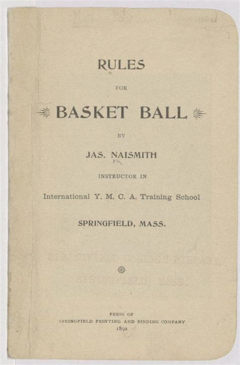 Las 13 Reglas Originales Del Baloncesto De James Naismith