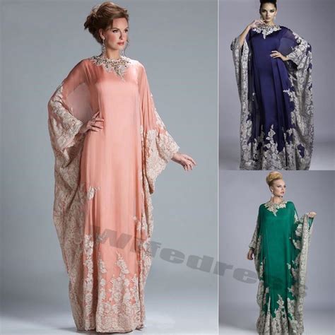Muslim Mother Of The Bride Dresses Kaftan Dubai Arabian Outfit Cape Formal Gowns Mother Of The