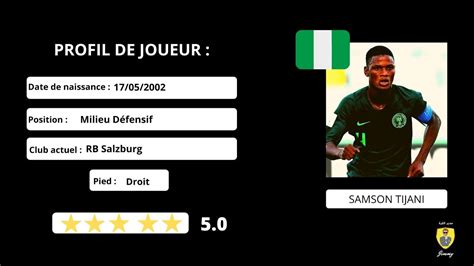 Samson Tijani Rb Salzburg The Complete Midfielder Skills And Goals Youtube