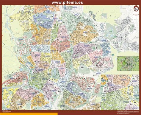 Mapa Madrid Personalizado Tienda Mapas Posters Pared