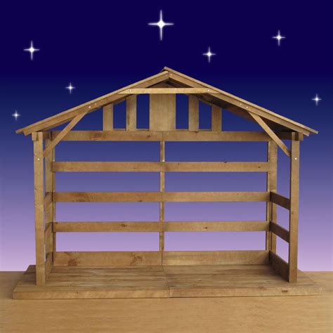 Diy Nativity Stable Outdoor Diyqg