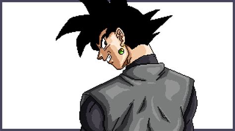 Even diameters, bigger, no interior corners. Goku Black - Pixel Art - YouTube