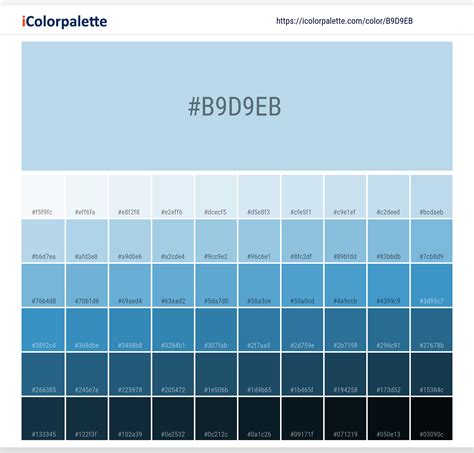 Hex Color Code #b9d9eb | Pantone 290 C color information | Hsl | Rgb ...
