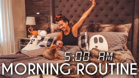 5 Am Morning Routine Waking Up Early Youtube
