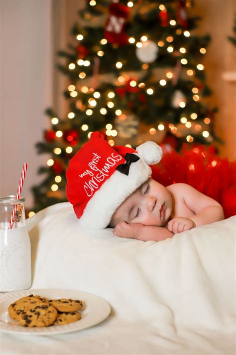 Christmas Baby Photoshoot Ideas At Home Min Homes