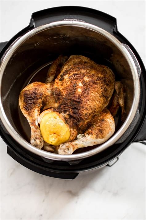 My recipe for instant pot whole chicken is a great alternative to oven roasting your bird. Instant Pot Whole Chicken • Salt & Lavender