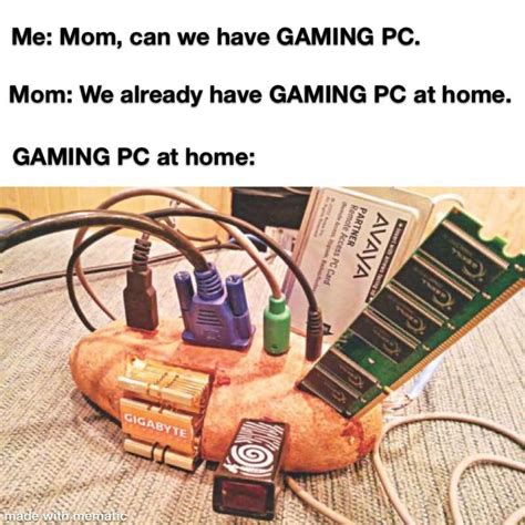 Mom Can We Have Gaming Pc Best Funny Photos Funny Video Game Memes