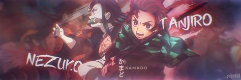 Tanjiro And Nezuko Anime Headerbanner By Vipeexd On Deviantart