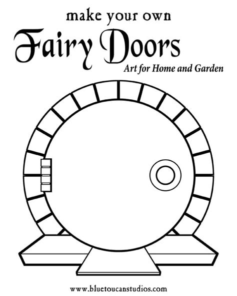 Free Printable Printable Fairy Door Template Printable Templates