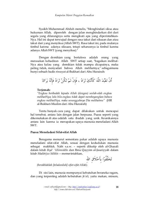 Materi Kultum Ramadhan Singkat - Materi Ceramah Agama Dan Kultum