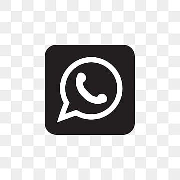 Whatsapp Black White Icon Whatsapp Logo PNG Images Whatsapp Whats App PNG Transparent