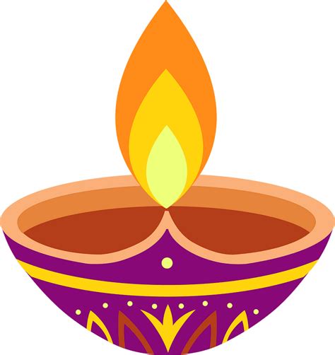 Diwali Diya Clipart