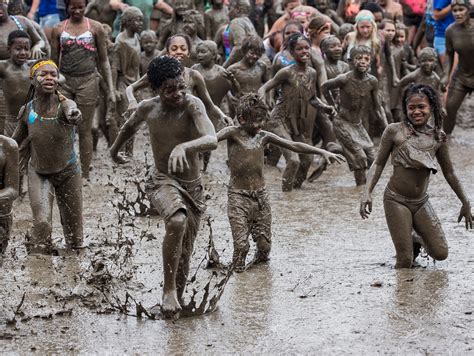 Thousands Get Down And Dirty At Annual Mud Day In Nankin Mills Park
