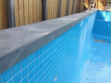 Bluestone Square Edge Pool Coping Turquoise Tile Pool Pool Coping