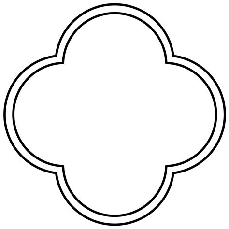 Quatrefoil Stencil Clipart Best