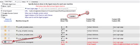 Using Kaseya Agent Icon To Send Emails Virtual Administrator