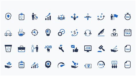 Presentation Base Powerpoint Business Icons