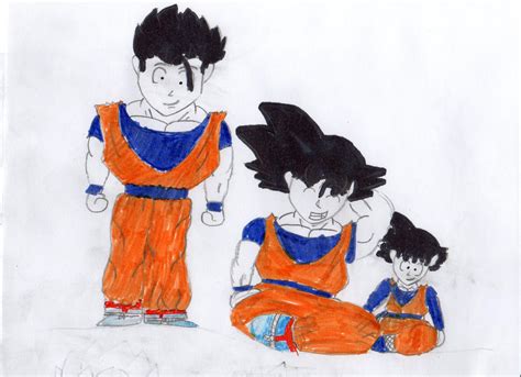 Gohan Goku And Goten By Ccleverely On DeviantArt