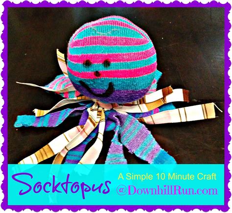 Socktopus A Simple 10 Minute Craft Simplestepsforlivinglife