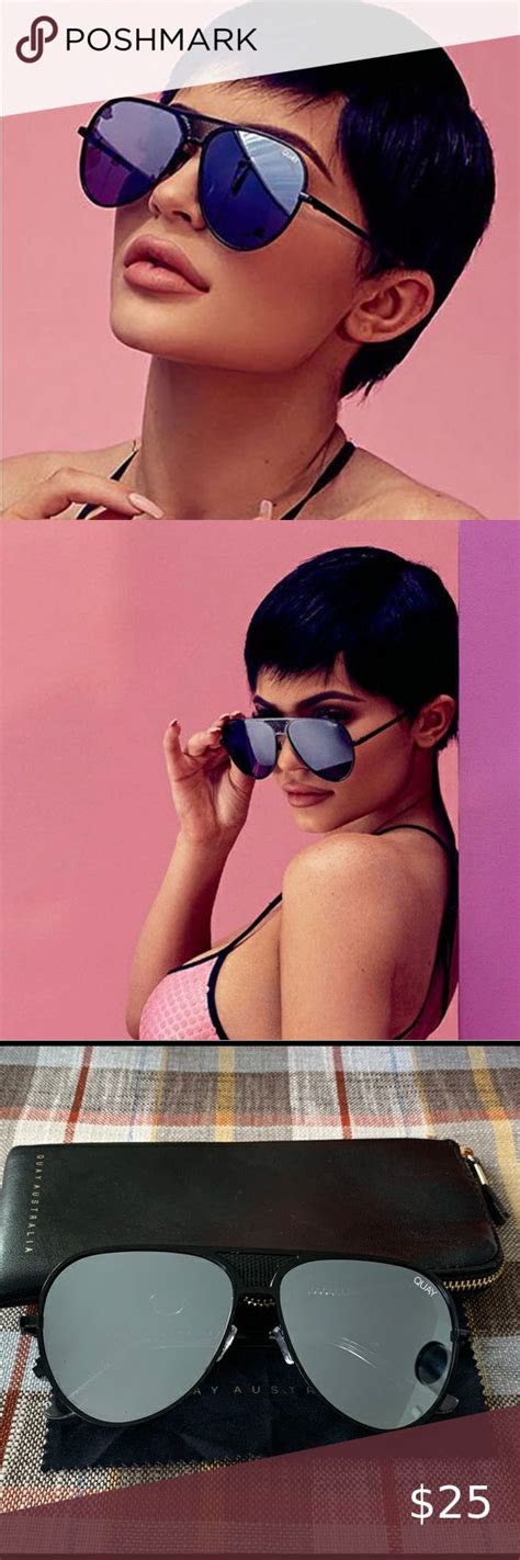 Quay X Kylie Jenner Iconic Sunglasses In Black Kylie Jenner Jenner Quay