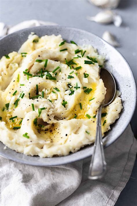 Creamy Garlic Mashed Potato Cupful Of Kale