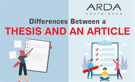 Difference Between Thesis And Research Article ARDA