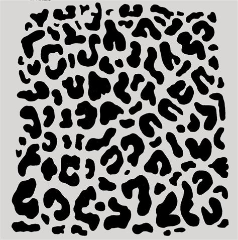 Leopard Print Stencil Animal Print Wallpaper Leopard Print Tattoos