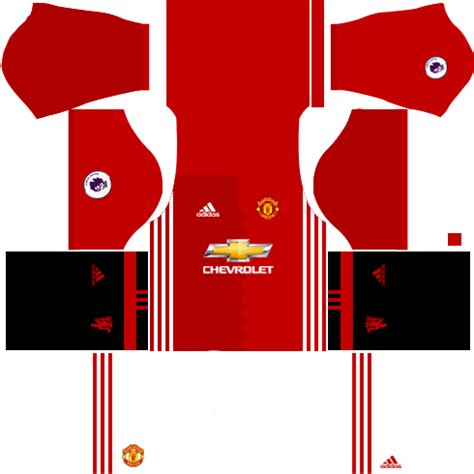 #teamadidas dls/fts fantasy home kit: Manchester United Kits 2016/2017 Dream League Soccer