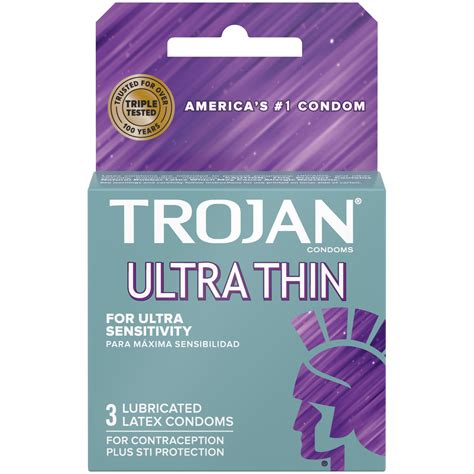 Trojan Ultra Thin 3 Pk Paradise Marketing